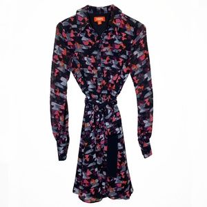 Kirna Zabete Multi-Color Long Sleeved Dress